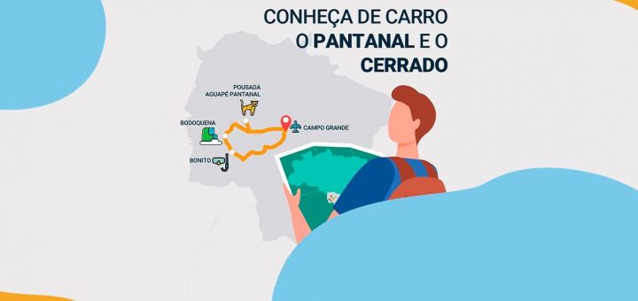 Conheça de carro o Pantanal e o Cerrado