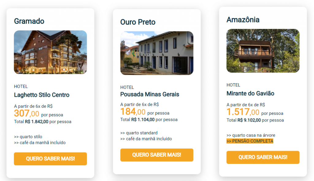 PACOTE FERIADO DE CORPUS CHRISTI 2022