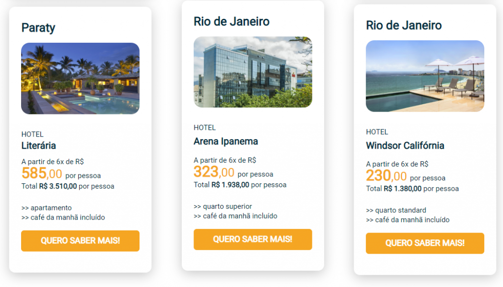 PACOTE FERIADO DE CORPUS CHRISTI