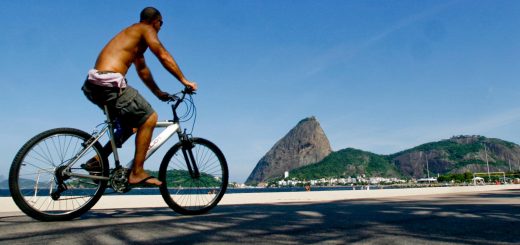 Passeio de bicicleta no Parque do Flamengo