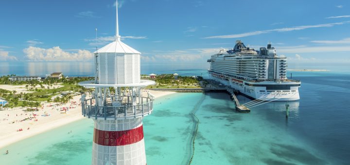 MSC Seashore em navegação no país