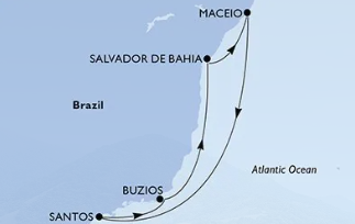 Quais Navios Vêm para o Brasil em 2024-2025